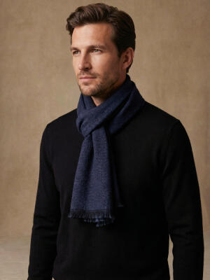 Sciarpa Phill Double Sided Navy