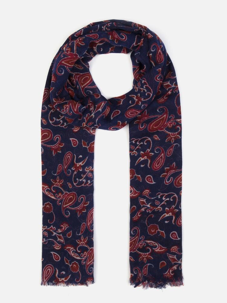 London scarf navy