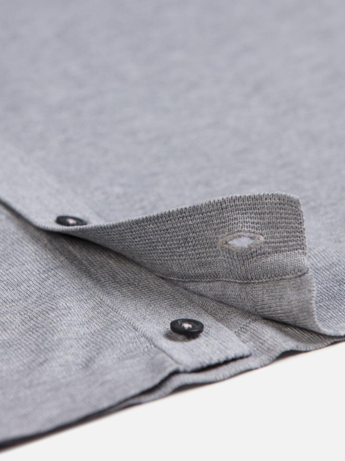 grey cotton cardigan