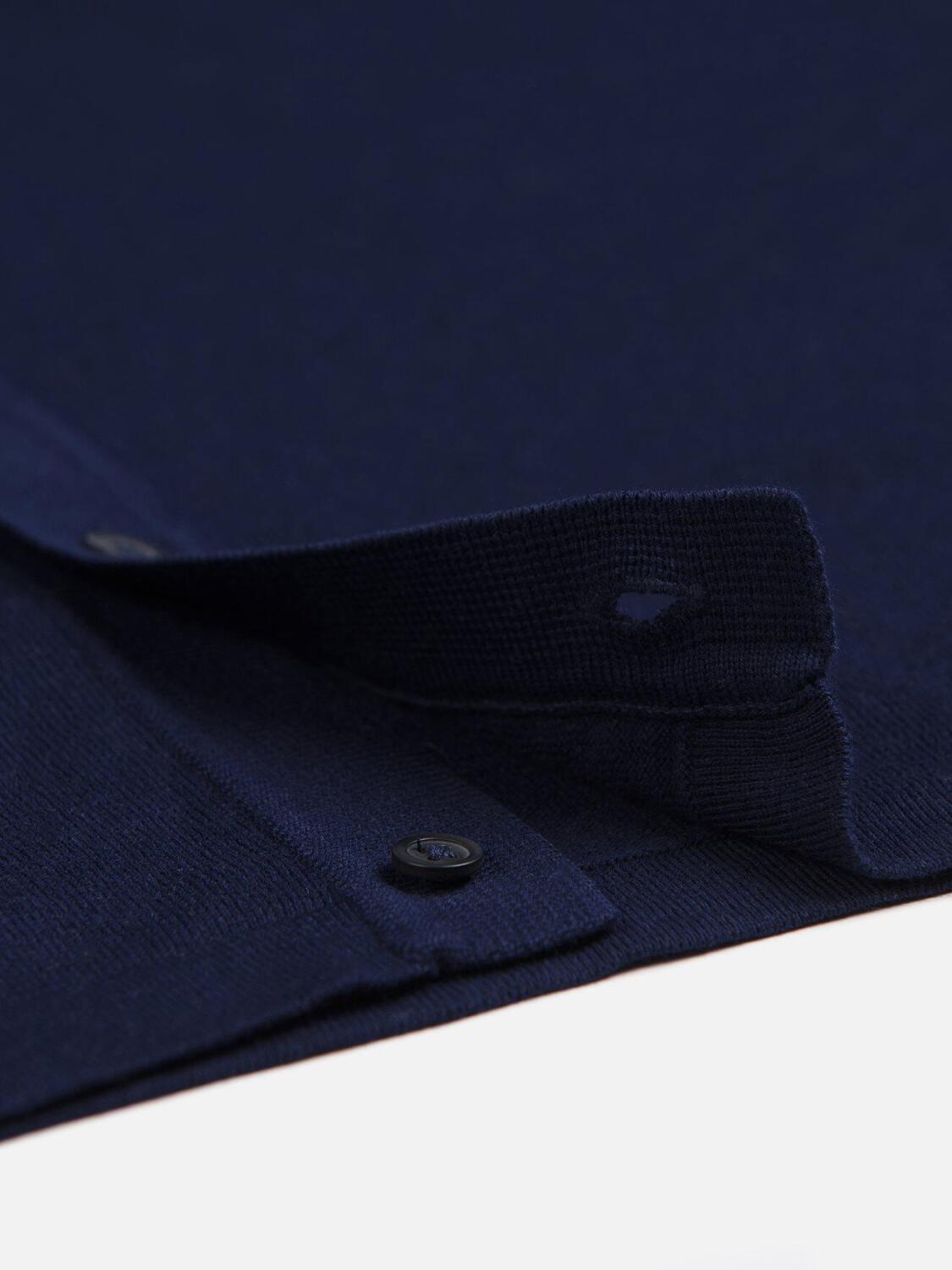 Cardigan en jersey marine