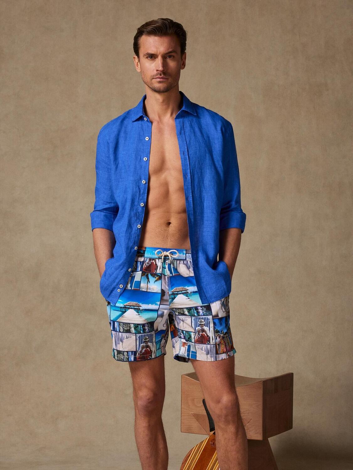 Caraïbisch patchwork zwempak