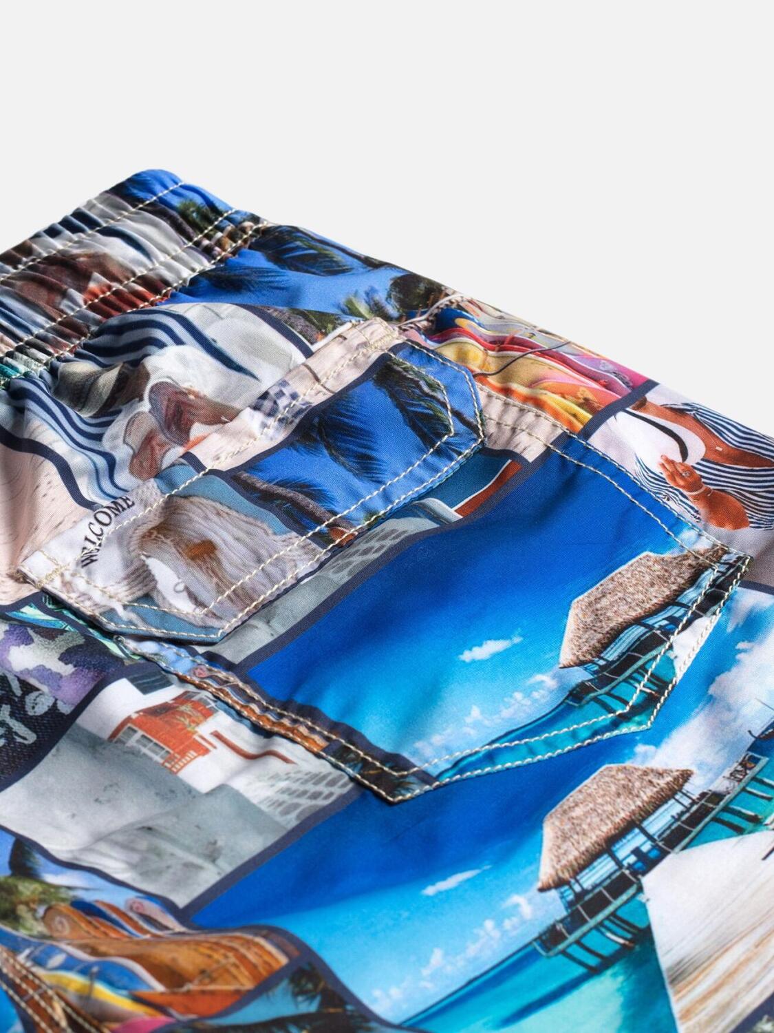 Caraïbisch patchwork zwempak