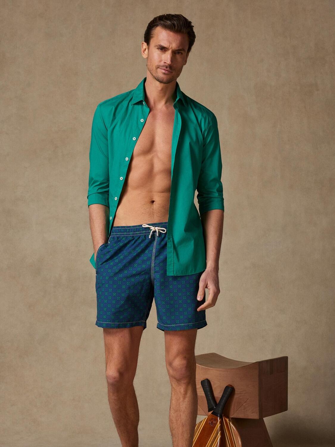 Vintage zwempak met bloemen