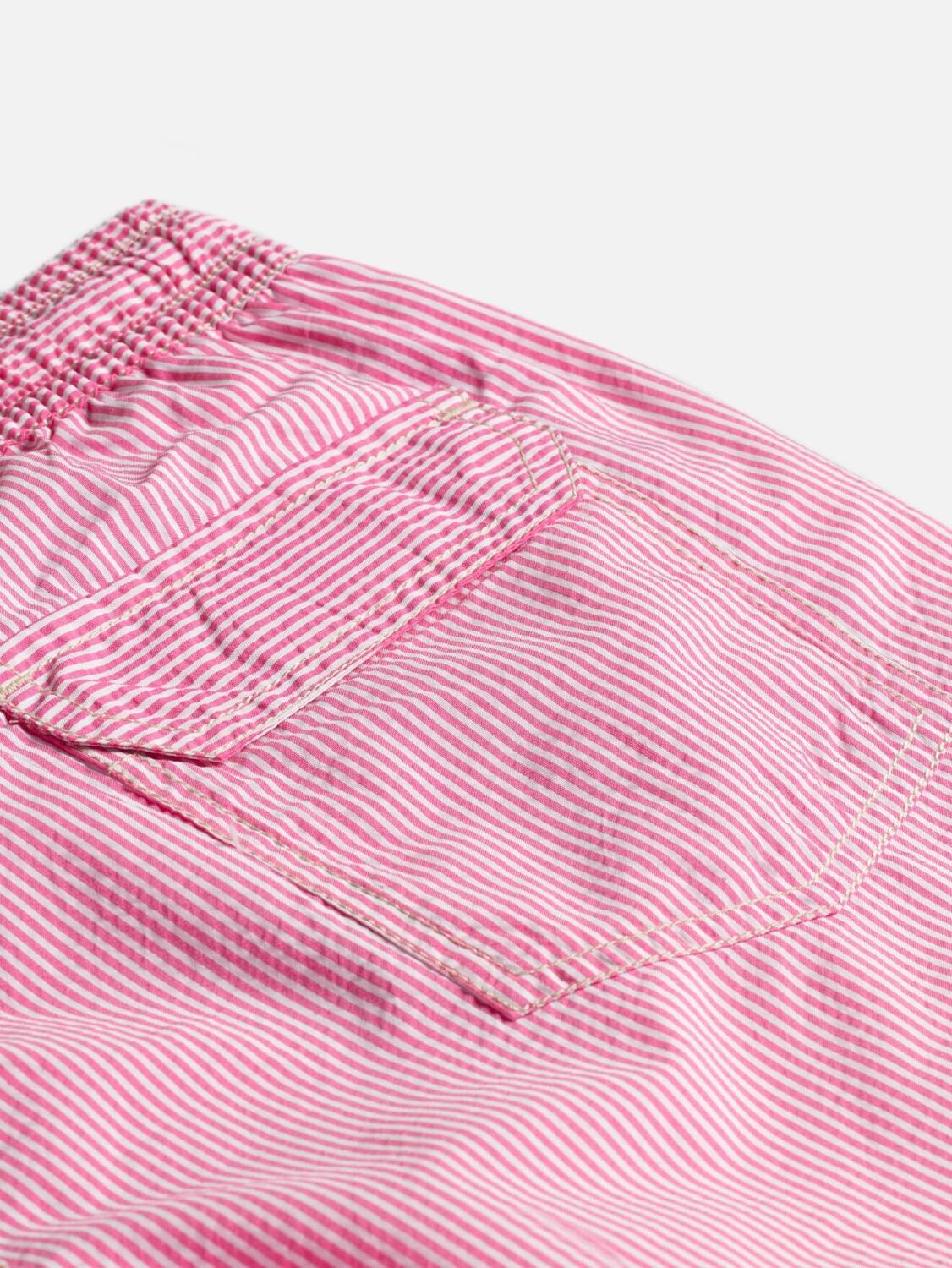 Maillot de bain Jim &agrave; rayures bonbon