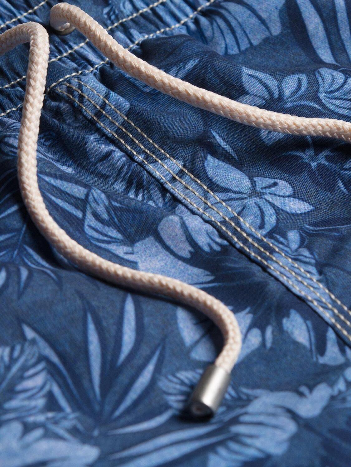 Navy tropical print Cars swimsuit