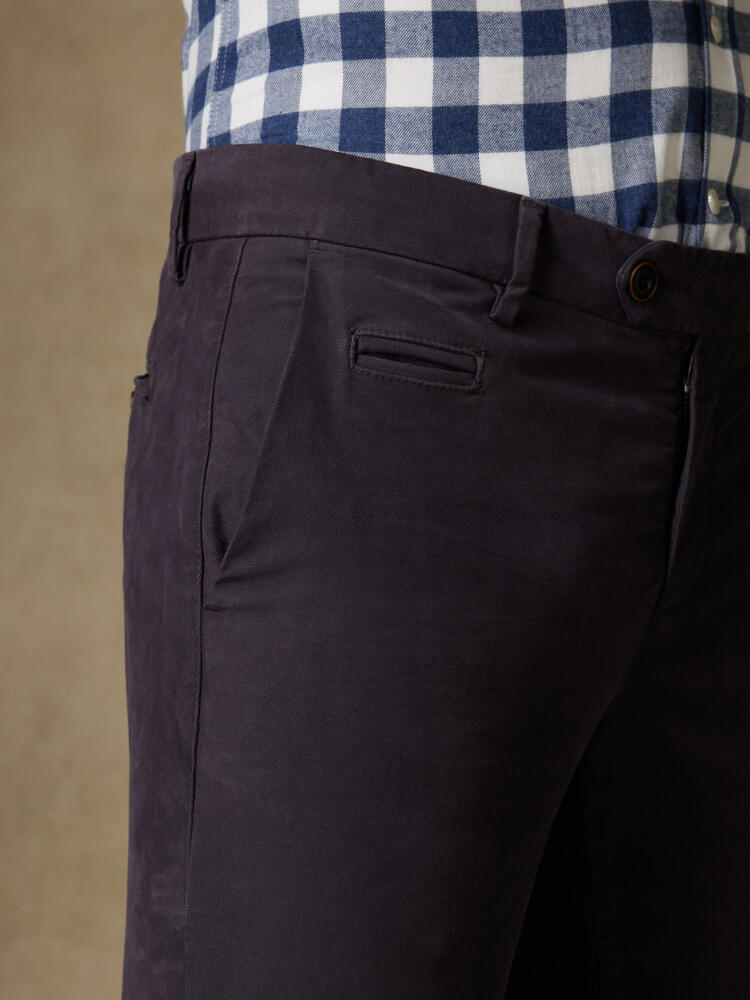 Chris dark grey chino pant