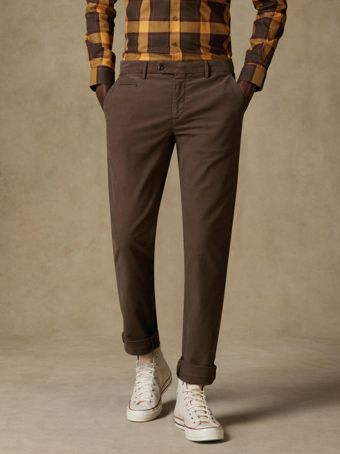 Pantalon Chris marron