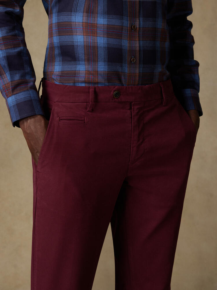 Pantalon Chris bordeaux