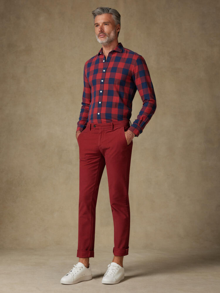 Chris red chino pant