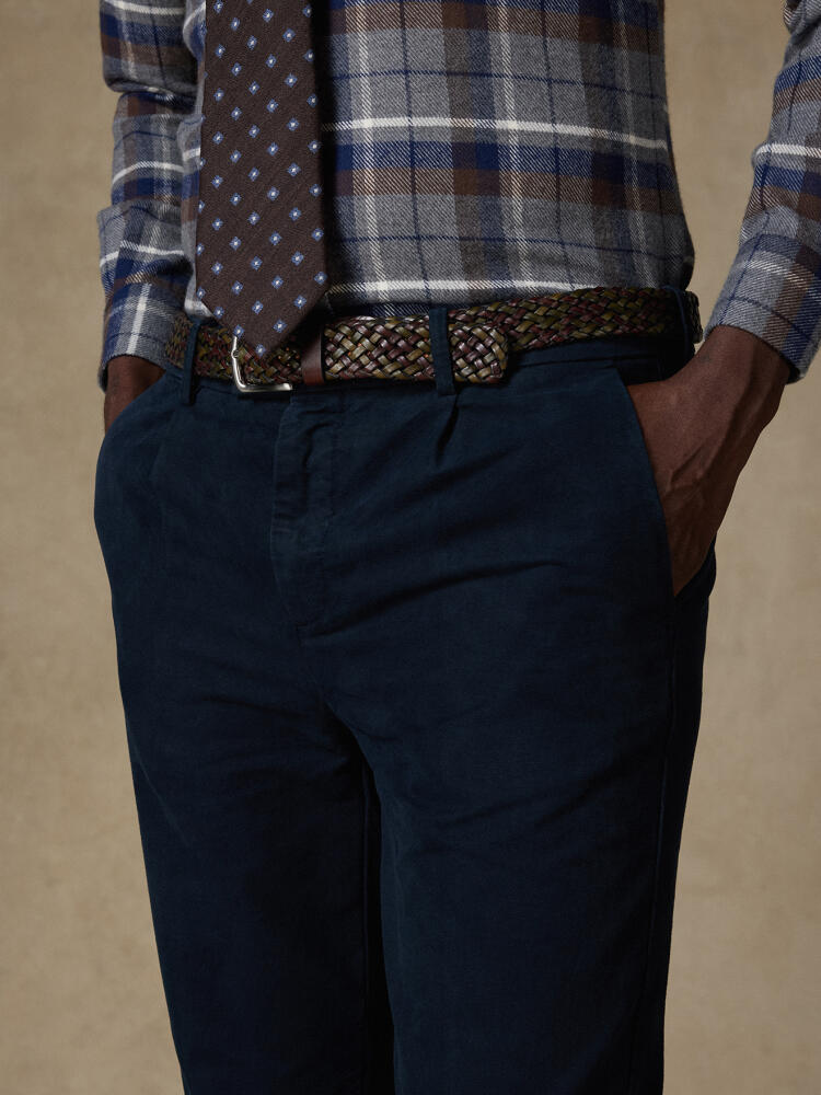 Pantaloni blu scuro Garry