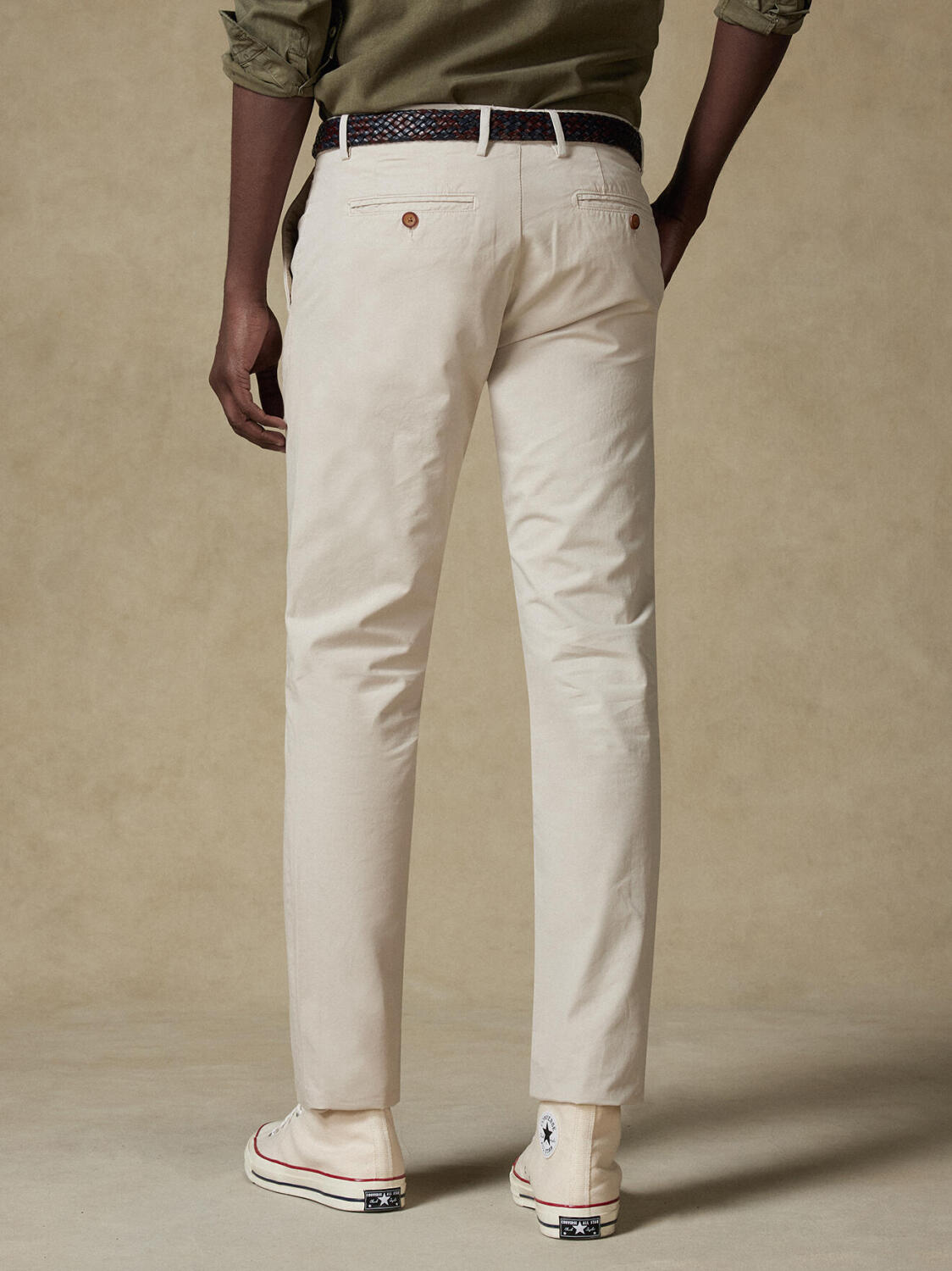 Pantaloni chino sabbia