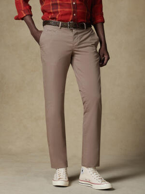 Pantalon chino vison