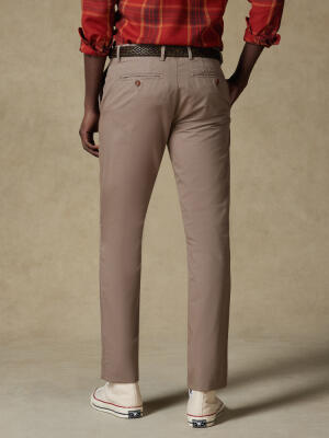 Pantalon chino vison