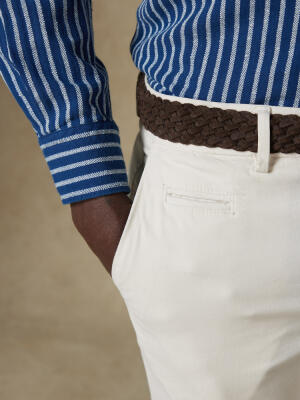 Pantalon chino off-white