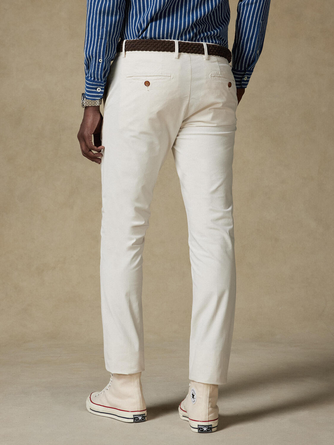 Off-white chino pants