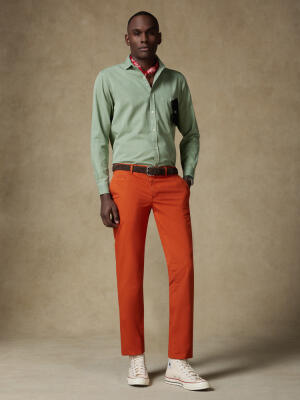 Pantalon chino rust