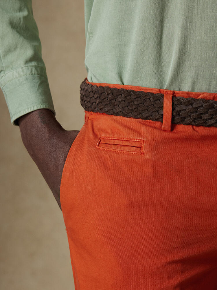 Pantalon chino rust