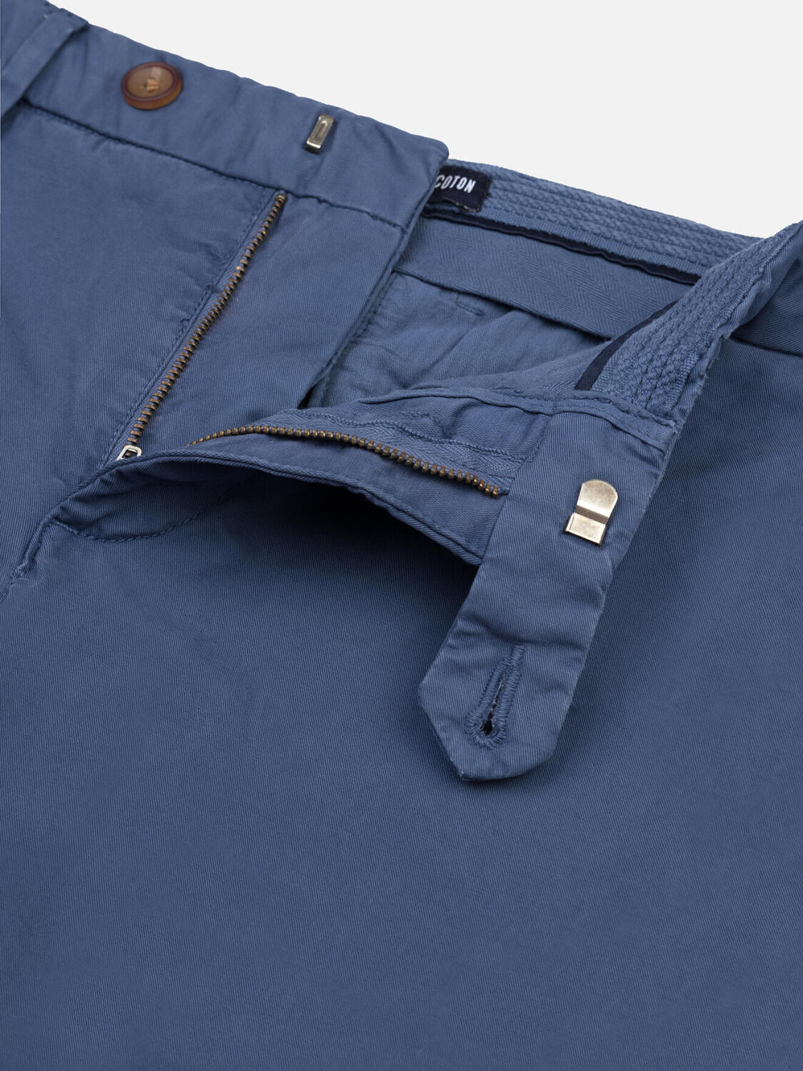Cobalt chino pants