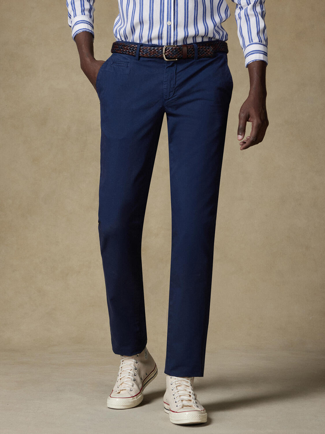 Pantalones chinos azul marino