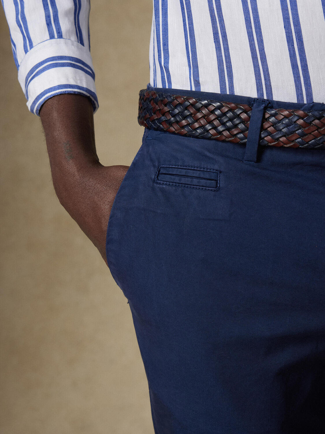 Pantalones chinos azul marino