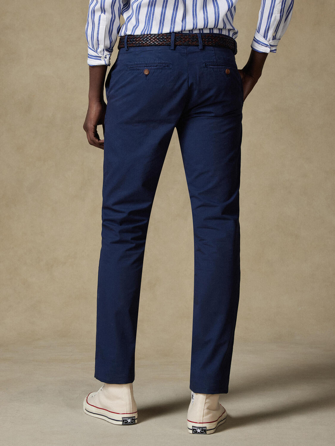 Pantalones chinos azul marino