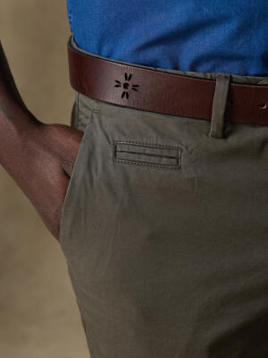 Pantalon chino kaki