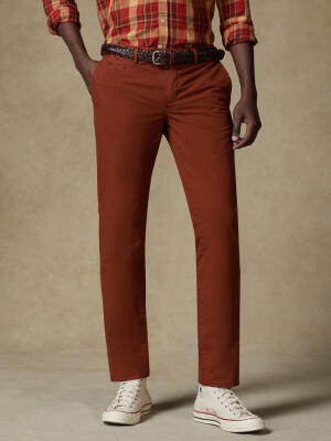 Pantalon chino havane