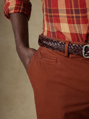 Pantalon chino havane