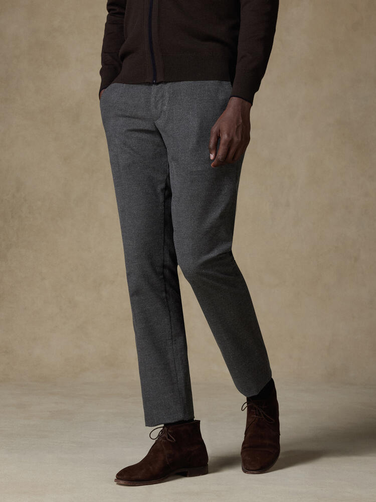 Elio charcoal grey trousers