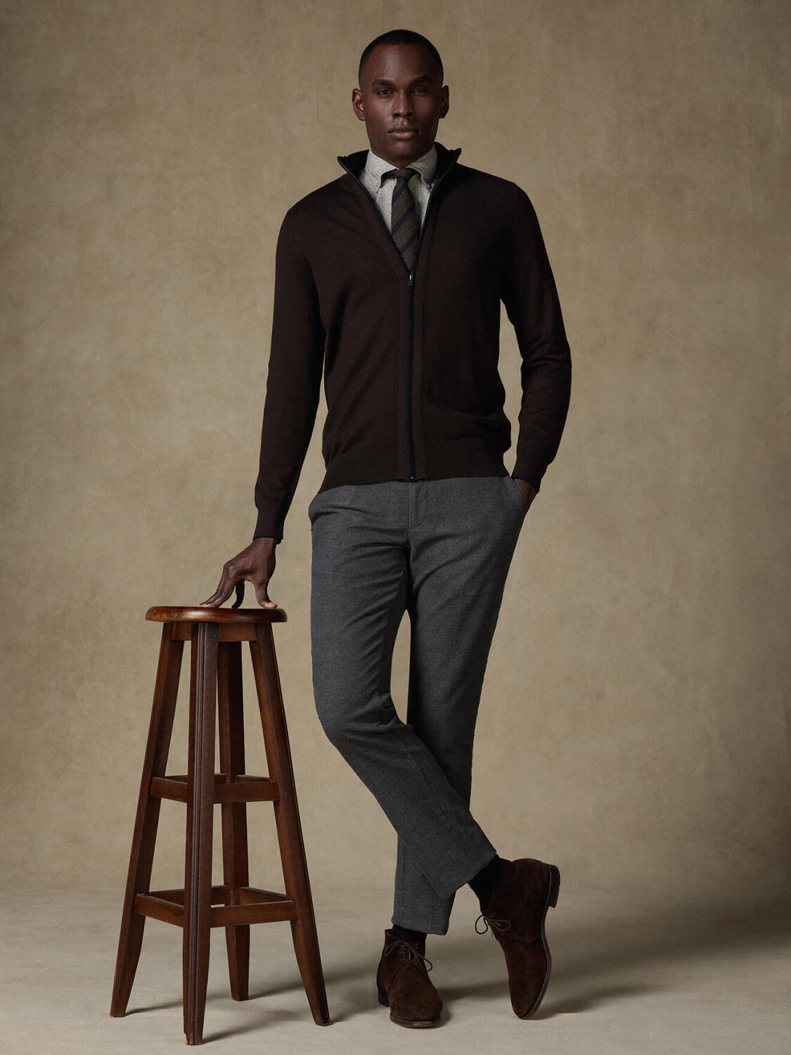 Pantalón Elio gris marengo