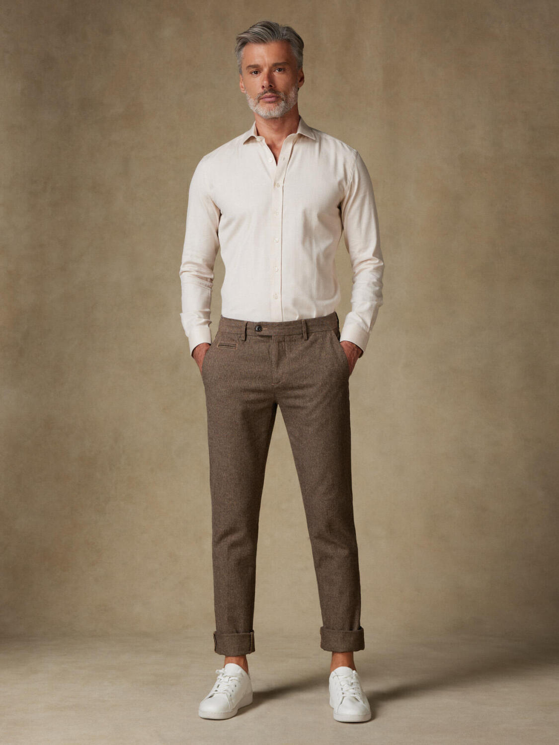 Pantalon Marty marron