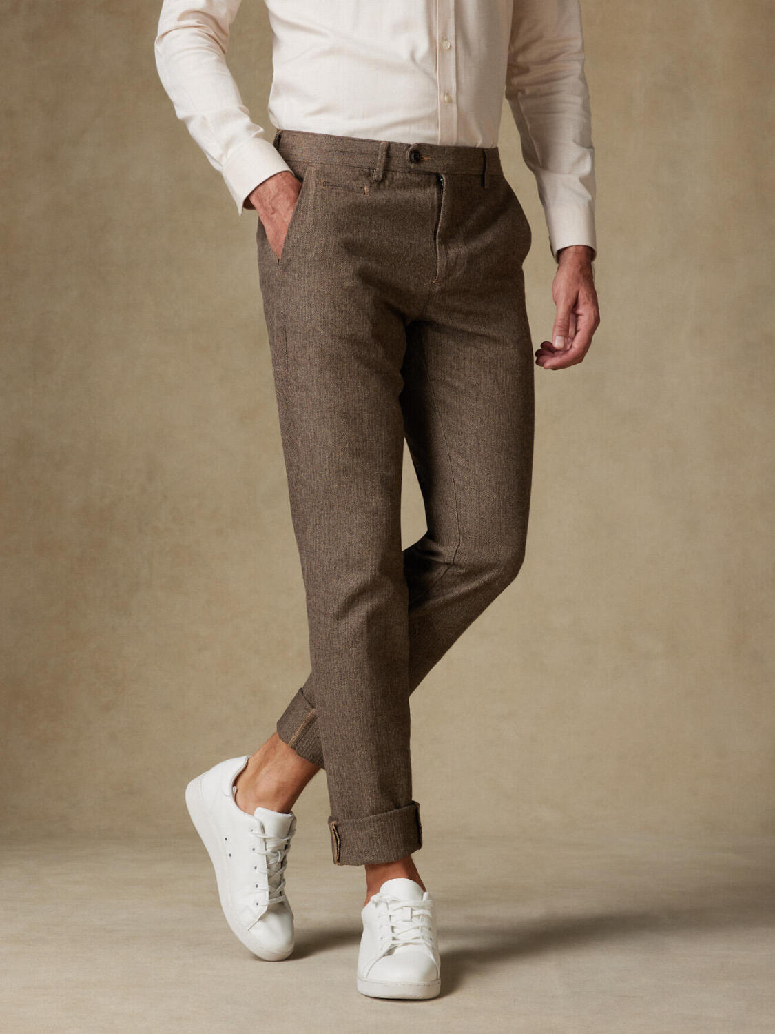 Pantalon Marty marron