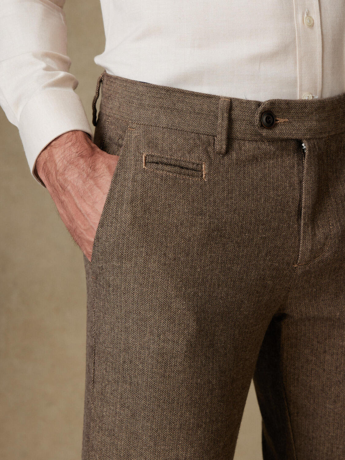 Pantalon Marty marron