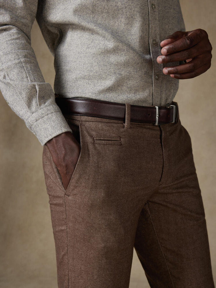 Milo chestnut trousers