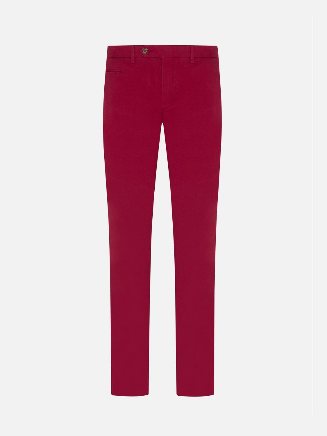 Pantalon chino grenat