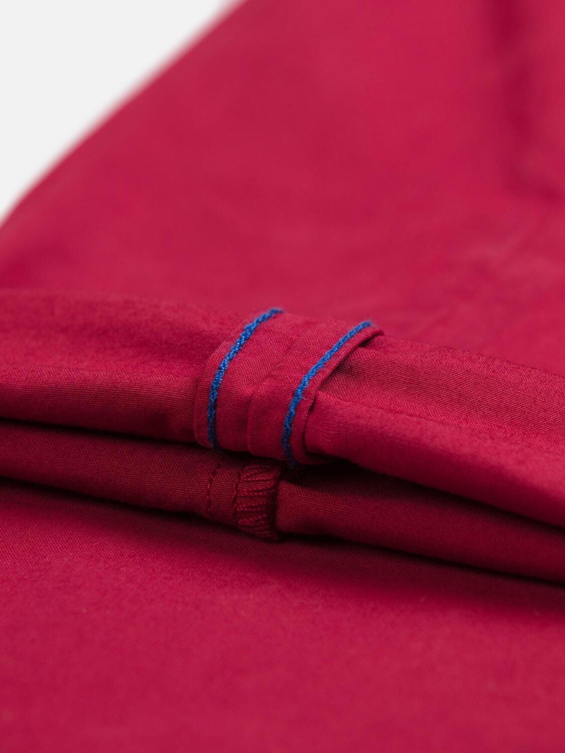 Pantalon chino grenat