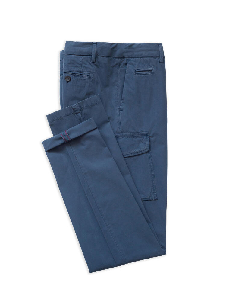 Cargo blauwe broek