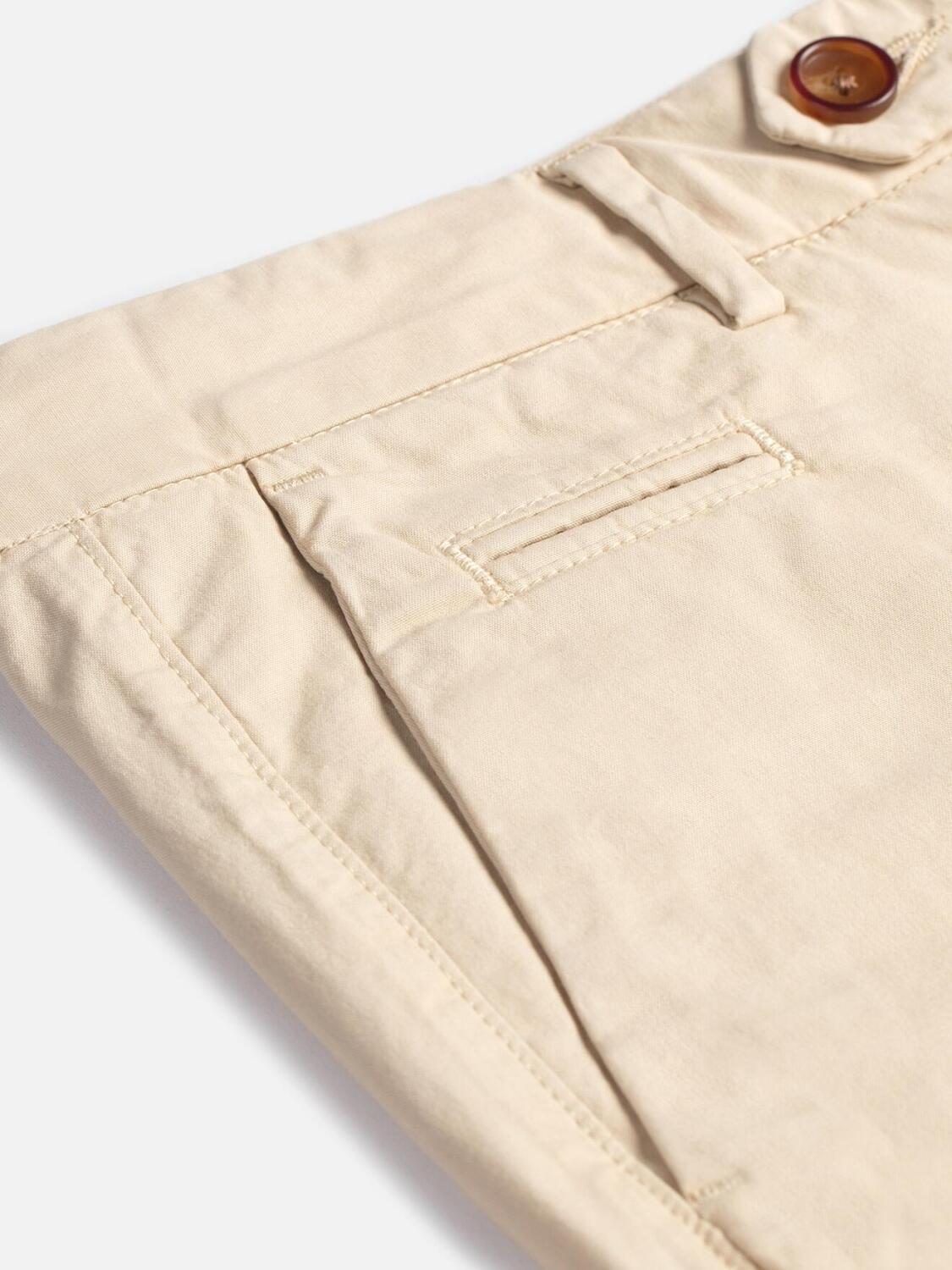 Sand chino trousers