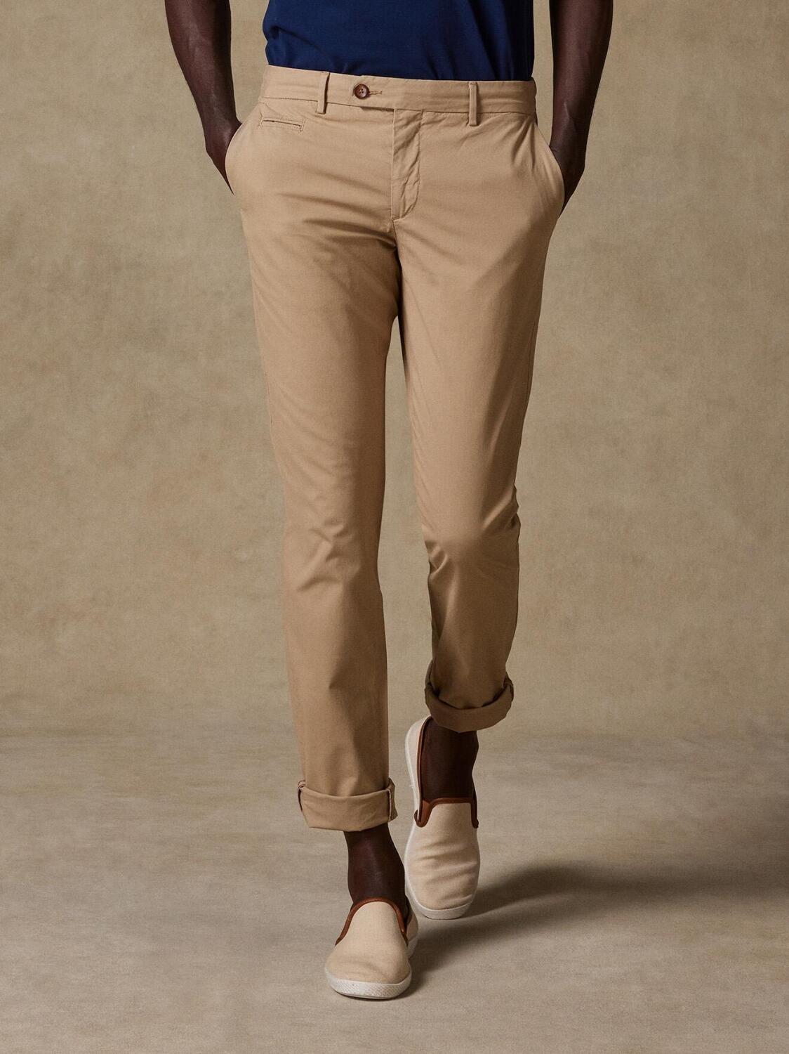 Natural chino trousers