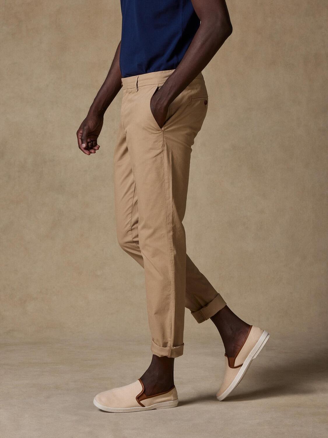 Natural chino trousers