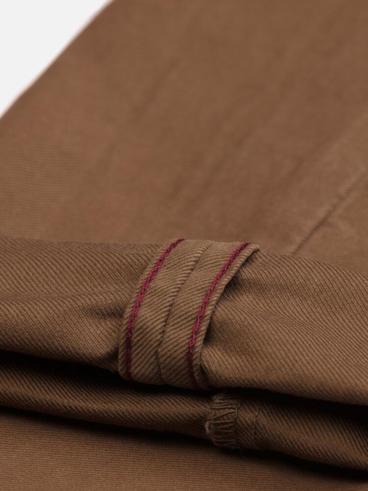 Brown chino trousers