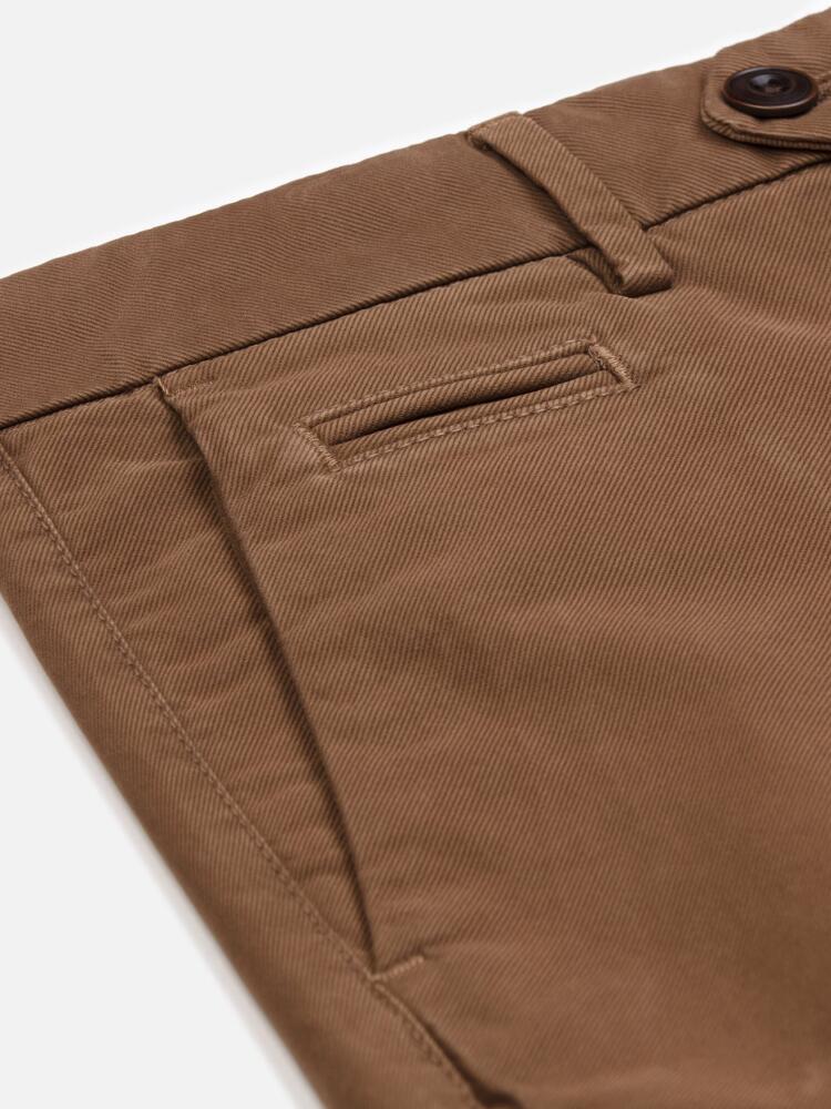 Brown chino trousers