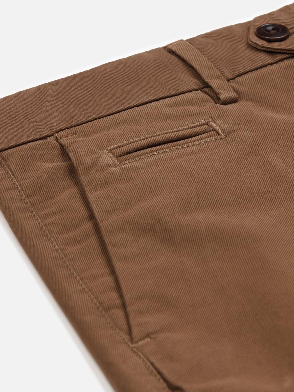 Brown chino trousers