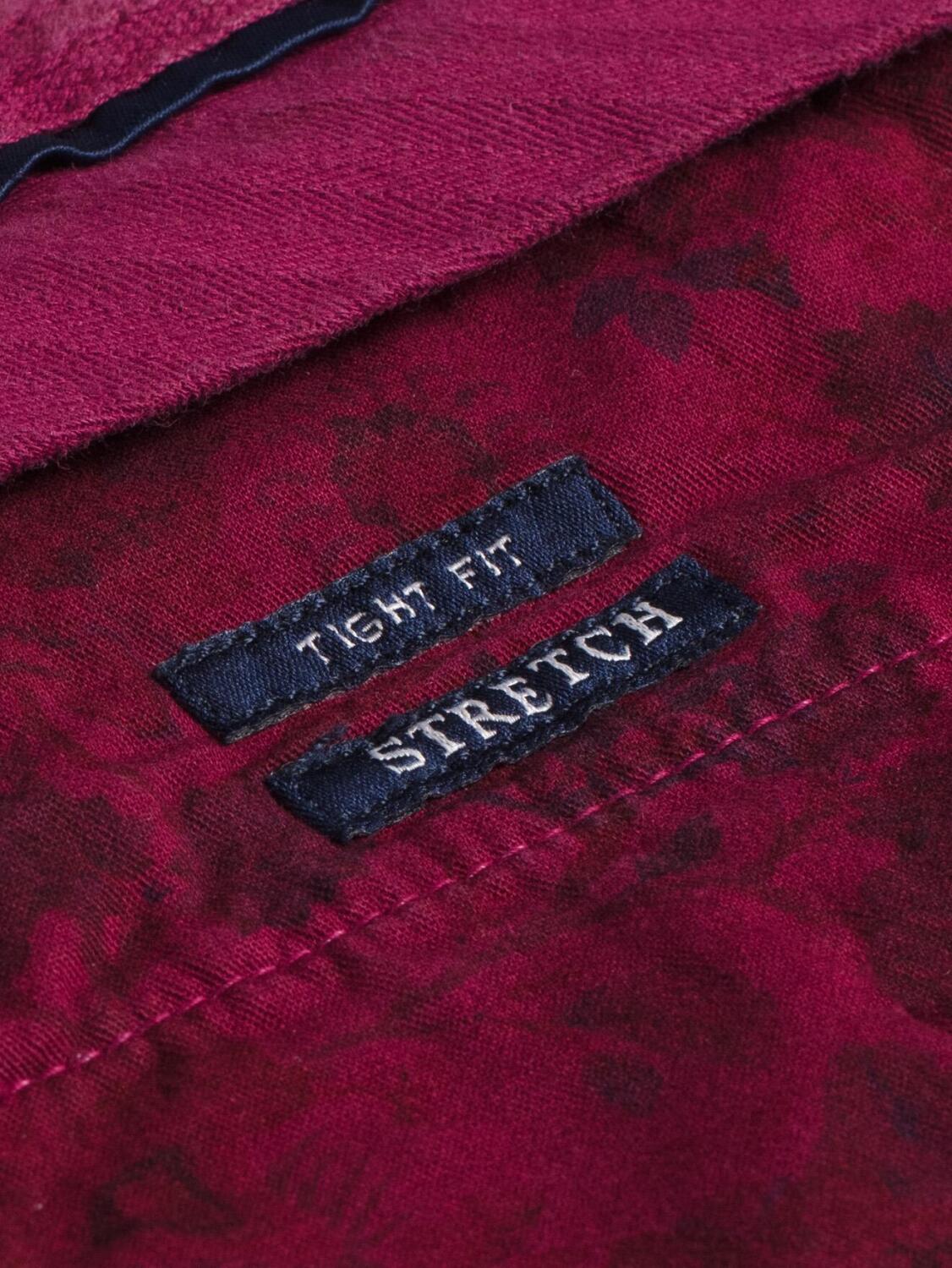 Pantalon chino prune