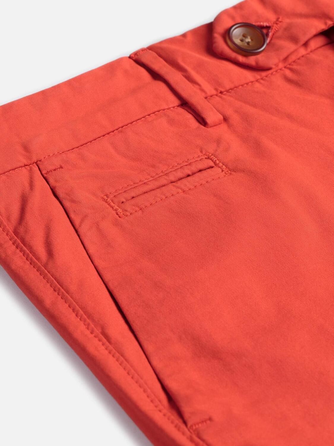 Rust chino trousers