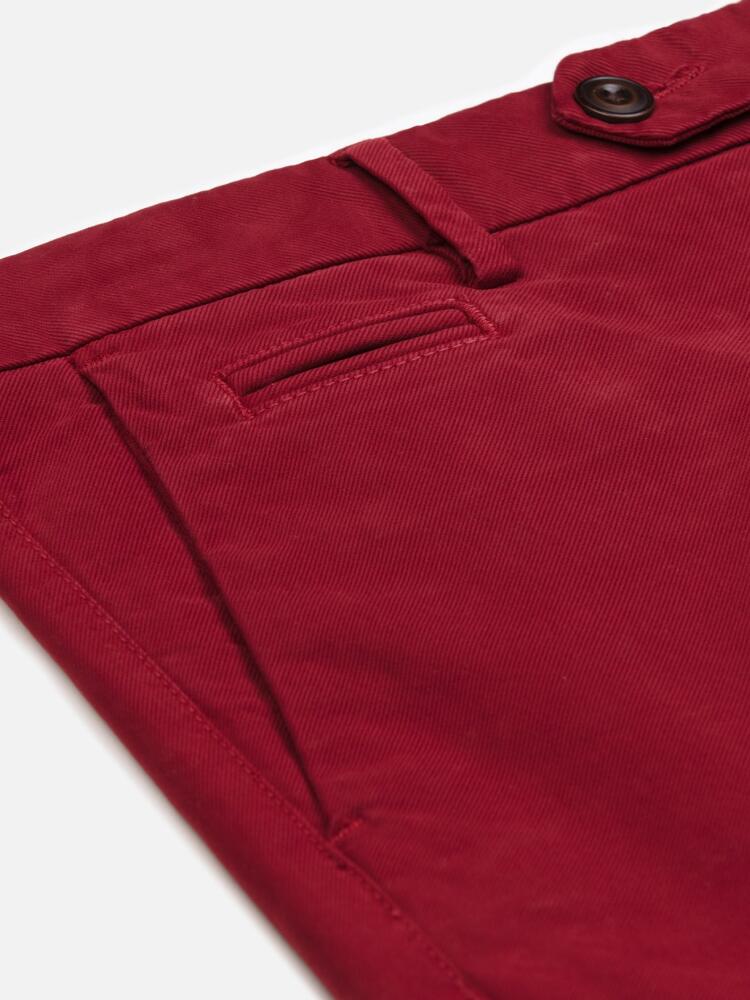 Pantalon chino rouge