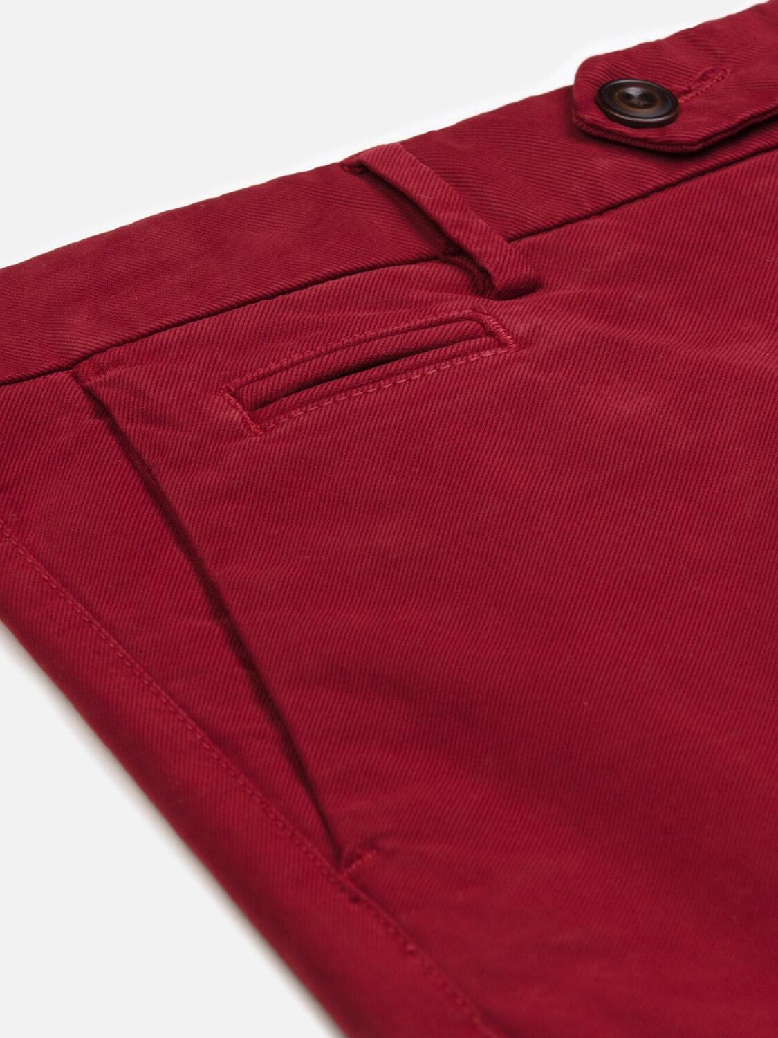 Pantalon chino rouge