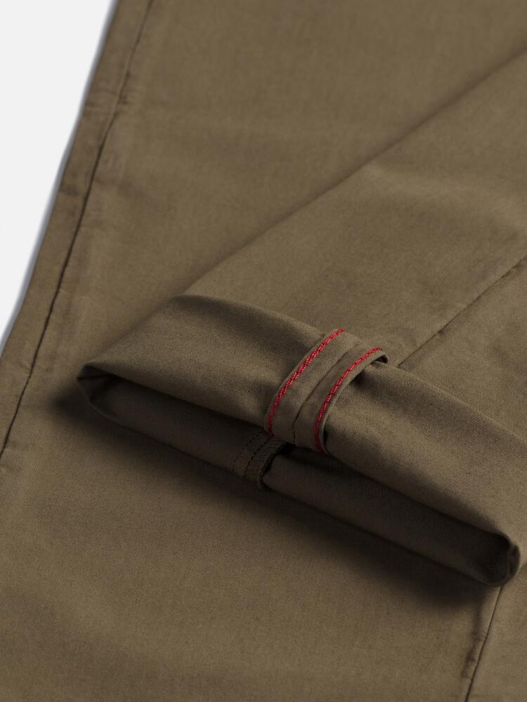 Khaki groene chino broek