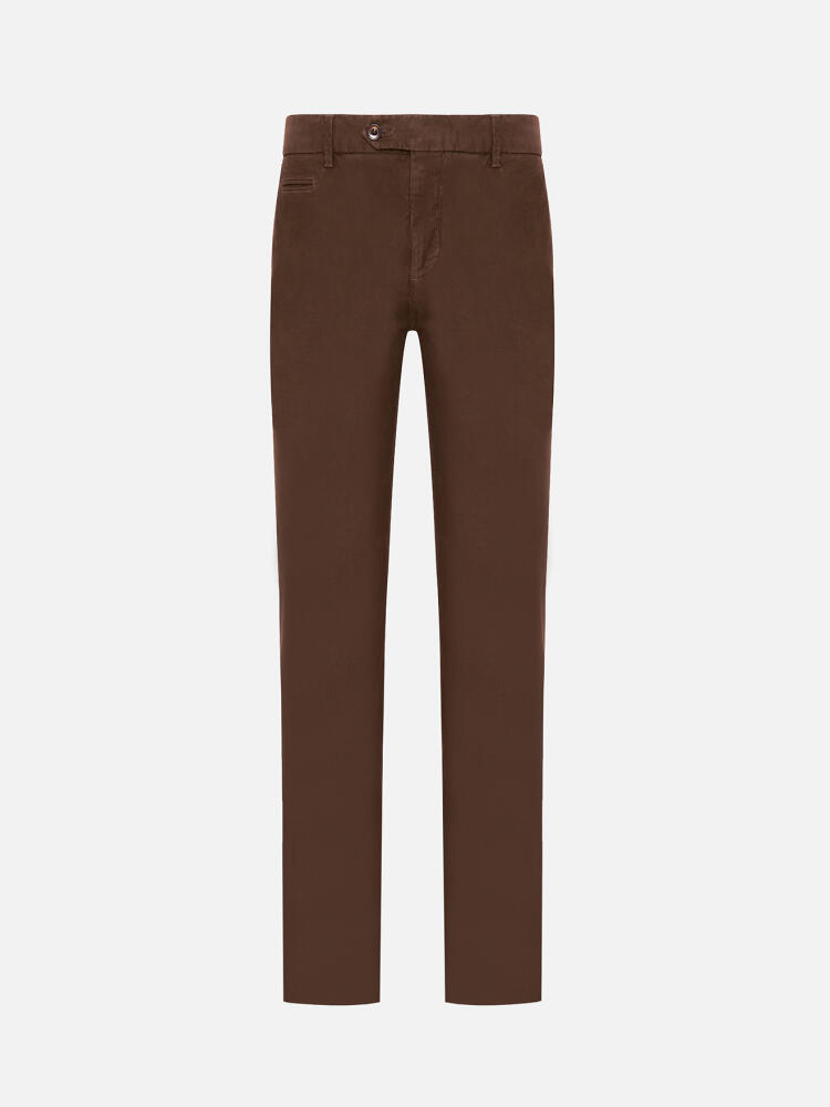 Chocolade chino broek