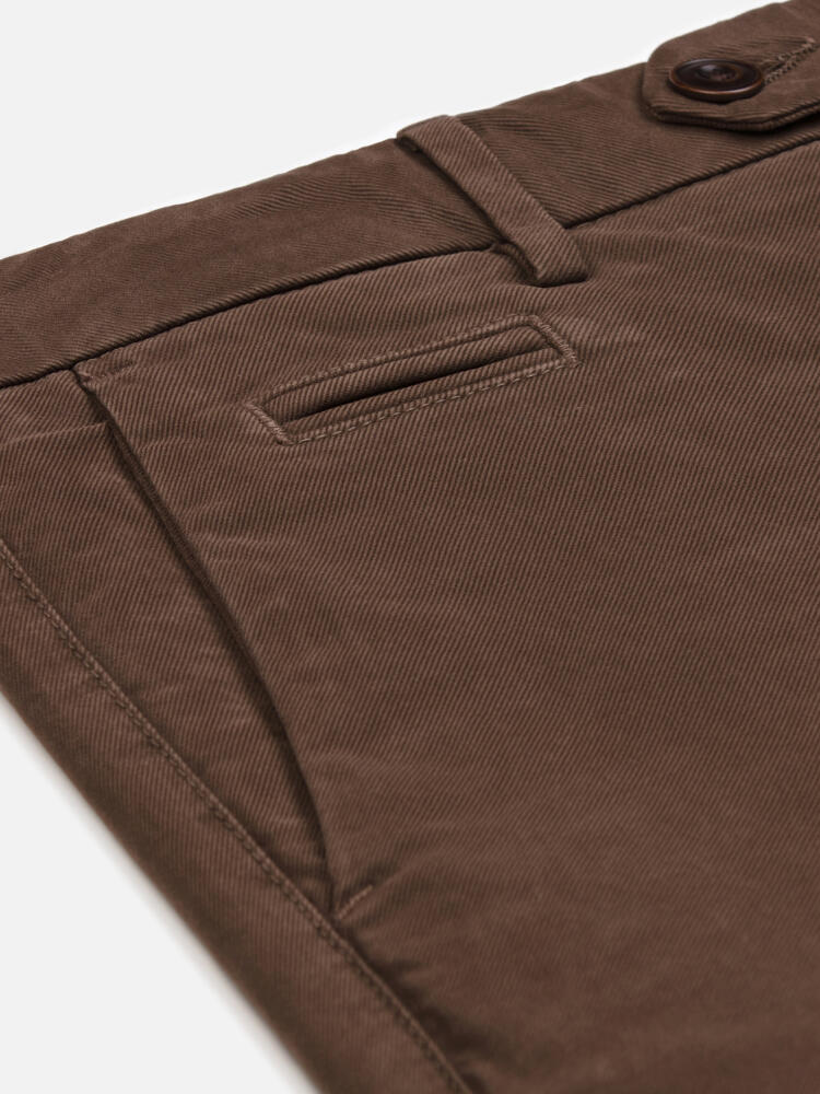 Chocolade chino broek